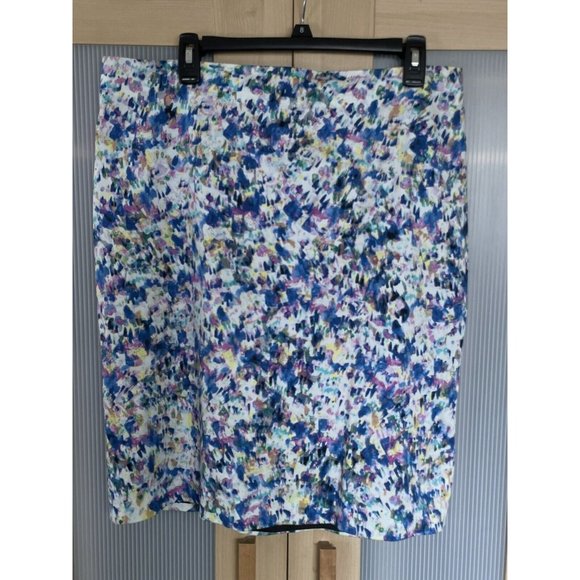 Ann Taylor Dresses & Skirts - Ann Taylor Pencil Skirt Colorful Floral Lined For Work Or Party Size 12-14